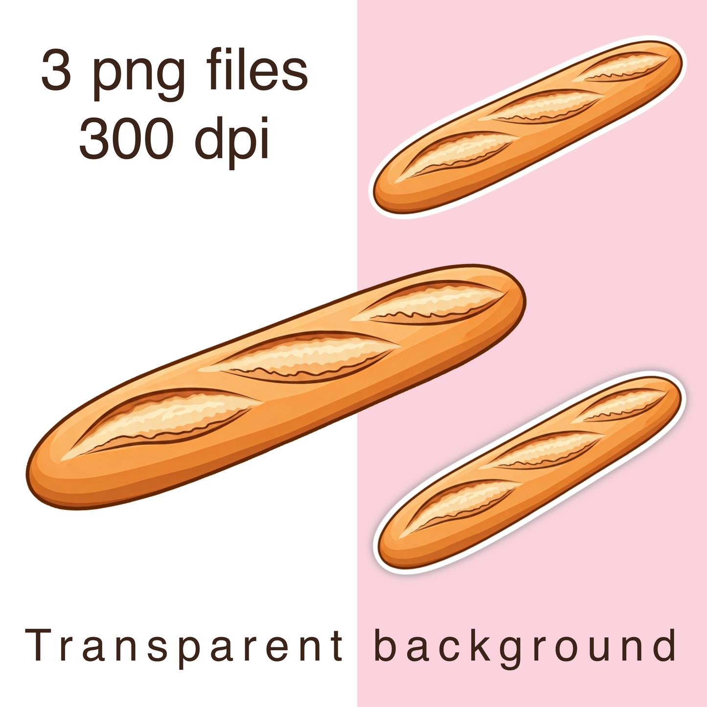 Baguette clipart